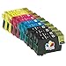 TS 10-PK T200XL compatible ink cartridges for EPSON T200 (4 BLACK , 2 YELLOW, 2 MAGENTA, 2 CYAN) Expression Home XP-200, Expression Home XP-300, Expression Home XP-400, workforce WF-2530, Workforce WF-2540