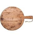 Rustic Wall Co. Reclaimed Wood Round Pizza Board, 15-Inch Diameter