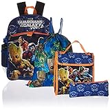 Marvel Boys' Guardians of the Galaxy 5pc Set Backpack, Blue