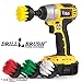 4 Piece Drill Brush Small Diameter Cleaning Brushes for Use on Carpet, Tile, Shower Track, and Grout Lines by Drillbrush primary