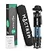 MACTREM M-PT55-Bk PT55 Travel Camera Tripod Lightweight Aluminum for DSLR SLR Canon Nikon Sony Olympus DV with Carry Bag -11 Lbs(5Kg) Load (Blue)