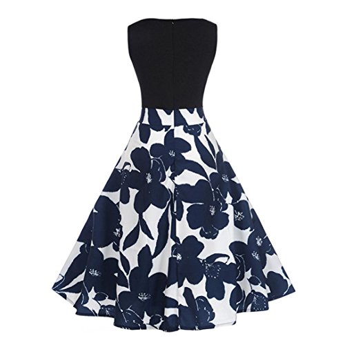 Dress For Women ,Usstore Elegant Floral Elegant Sleeveless Party Evening Formal Ball Gown Dresses (A, XXL)