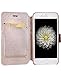 iPhone 6s Plus Case, FLYEE Handcraft Luxury Bling Rhinestone Wallet Case Ultrathin Magnetic Kickstand Crystal Leather Book Cover for Apple iPhone 6s/iPhone 6 Plus 5.5 Inch-Gold