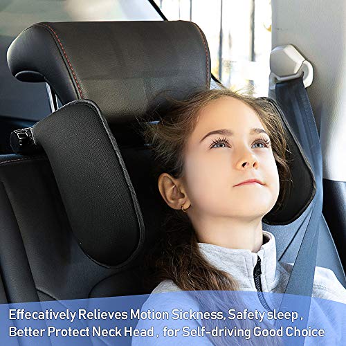 EASY EAGLE Car Seat Lateral Headrest, Mesh Fabric Head Support Pillow