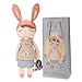 Stuffed Doll Toy Bunny Girls Baby Angela Plush Doll 13 inch Soft Cuddly Kind Rabbit Doll for Baby Kids - Birthday Gifts, Kid's Sleeping Partner,New Series Apron