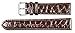 deBeer - Alligator Grain Leather Replacement Watch Band Strap - Extra Long Length - 8.75