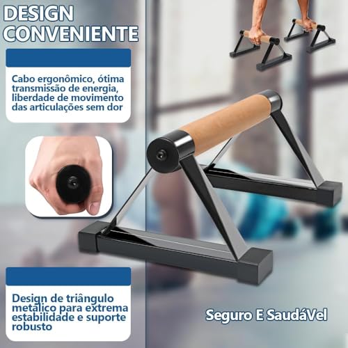 Preta e Branca, Suporte de Calistenia Barra Paralela de Chão Barra Fixa 34 * 23 * 15CM Amarela