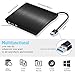 External CD Drive USB 3.0 Slim External DVD CD Drive,External CD DVD +/-RW Writer/Burner/Rewriter /DVD CD ROM Drive for Apple Macbook Pro Laptop/Desktops Win10 and Win 8 By Aooking Tech