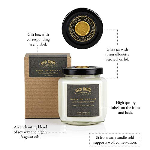 Kraken - Driftwood, Tobacco, Leather Candle Scented Soy Norse Mythology Sea Monster Cthulhu - 9 oz