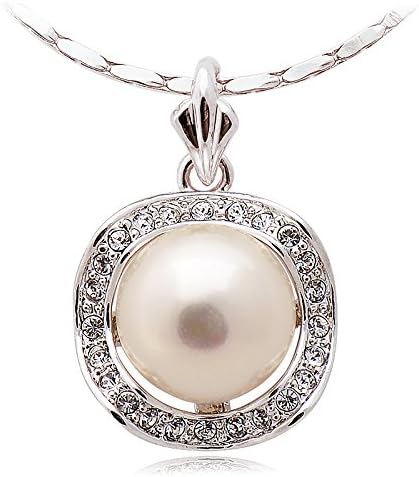 XZJX Simple Decorative Accessories Female Exaggerated Pendant Accessories Wild Short Artificial Pearl Clavicle Chain Necklace