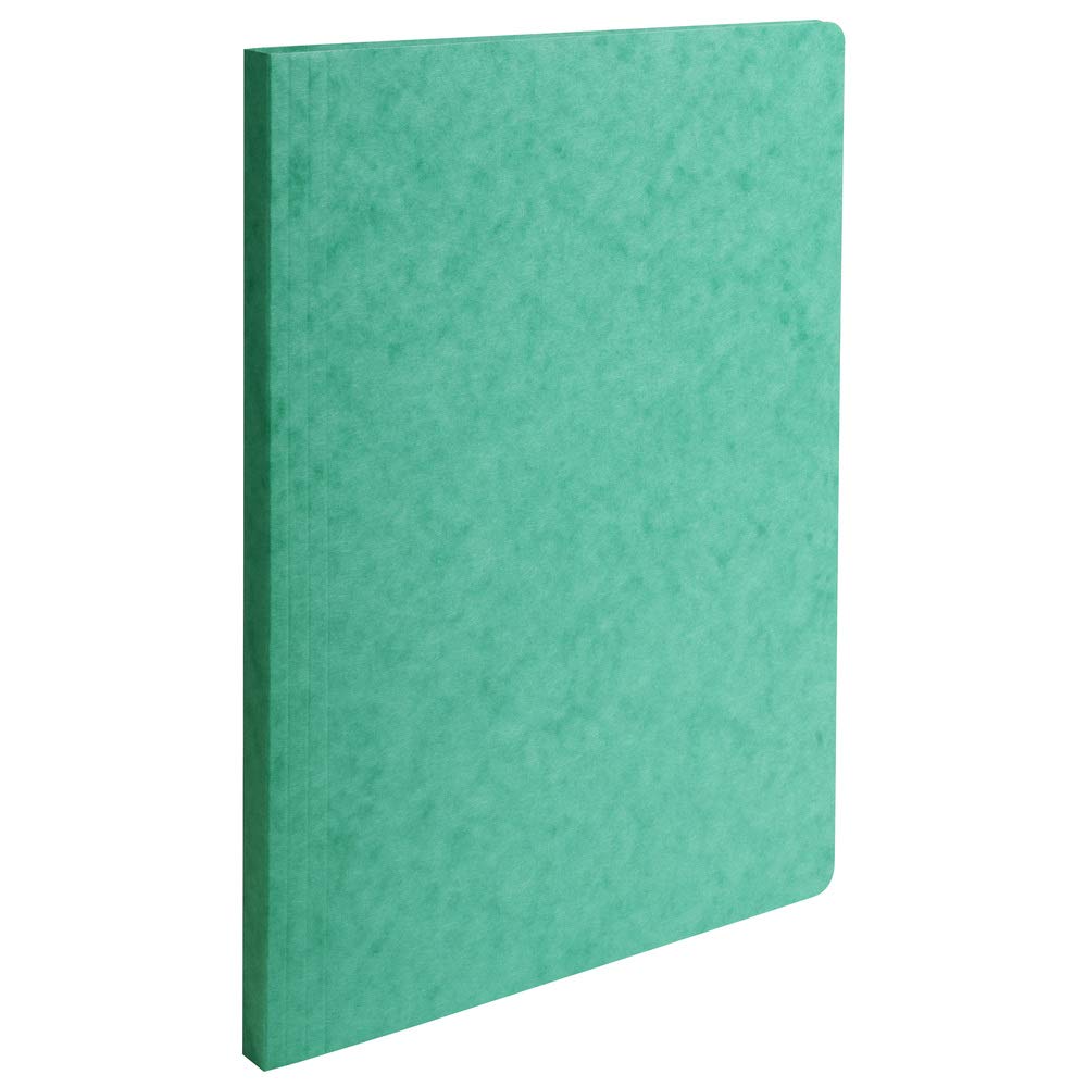 Exacompta - Ref 11503H - Square Cut Document Folders - 240 x 320mm in Size, Suitable for Storing A4 Documents, 225gsm Premium Pressboard - Green (Pack of 50)