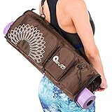 Open end Yoga Mat Bag - 5 Large Pockets - Fits any Mat in 5 colors