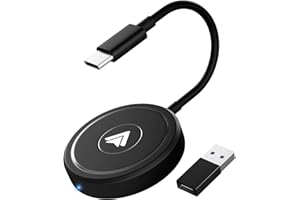 ANYTROX Android Auto Wireless Adapter for Car, Wireless Android Auto Dongle Converts Wired Android Auto to Wireless Adapter 5Ghz WiFi Auto-Connect, Android Auto Wireless Car Adapter for Cars After 2017