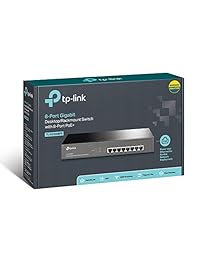 TP-Link PoE TL-PoE150S Gigabit Ethernet adaptador inyector, en cumplimiento con 802.3af, 15.4 W, distancias de red hasta 328 pies, energía para cámaras, punto de acceso, sistemas de seguridad