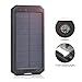Solar Charger 12000mAh, ADDTOP Portable Power Bank Dual USB Solar Battery Charger for Cellphones, Camera, GPS, Tablets and More