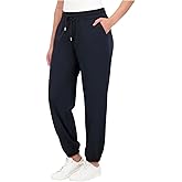 Sage Collective Women's Stretch Relaxed Jogger Pant with Pockets