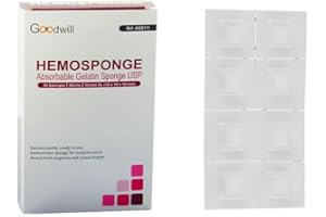 Goodwill Hemosponge Premium Quality (Pack Of 32 Pieces) By Dental World Official With 4 Days Delivery