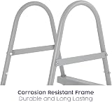 Bestway 33 Inch Pool Ladder with Steps Easy Assembly Corrosion Resistant Frame view 5