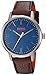 HUGO BOSS Men's Copenhagen Stainless Steel Quartz Watch with Leather Strap, Brown, 20 (Model: 1550057)