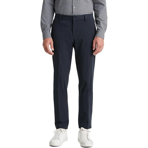 Dockers Men's Signature Slim Fit Dress Pant with Stretch Pants, Black,  33x30 at Amazon Men's Clothing store
