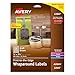 Avery Print-to-the-Edge Label Strips, Kraft Brown, 0.625 x 7.5 Inches, Pack of 300 (22847)