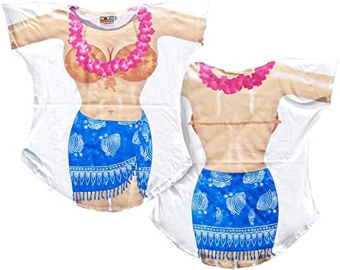LA ImprintsThe Original Women's Bikini Shirt - Funny Bikini Print Bathing Suit Cover-up Beach Tshirt Dress for Women Men