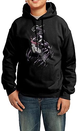 Famouse Cartoon Supervillain Venom Youth Hooded Sweatshirt