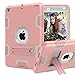 CCMAO iPad Mini 5 Case, iPad Mini 4 Case, Hybrid Three Layer Armor Shockproof Rugged Drop Protection Cover Case Built with Kickstand for Apple iPad Mini 5th Generation 7.9