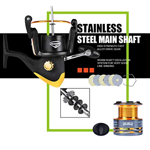 PROBEROS Spinning Reel Salt or Freshwater Fishing Reel - 39.5 LB Drag (D) - Thumbnail 6