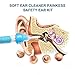 Ear Wax Removal, EarWax Vacuum remover, Electric Ear Cleaner Tools Smart Automatic Ear Removal Kit Adjustable Ear Wax Pick with Led Light Soft Silicone Easy Comfortable Cleaning