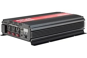 Clore Automotive SOLAR PI30000X 3000W Power Inverter with Triple Outlet plus Junction Block - Gray