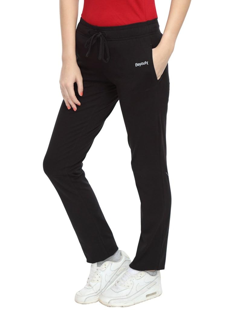 beyouty slight flare fit track pant