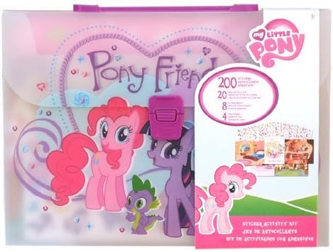 Amazon マイリトルポニー My Little Pony ステッカーファンセット90 トモダチは魔法 ファイル シール ドキュメントケース グッズ キャラクター 並行輸入品 シール ステッカー おもちゃ