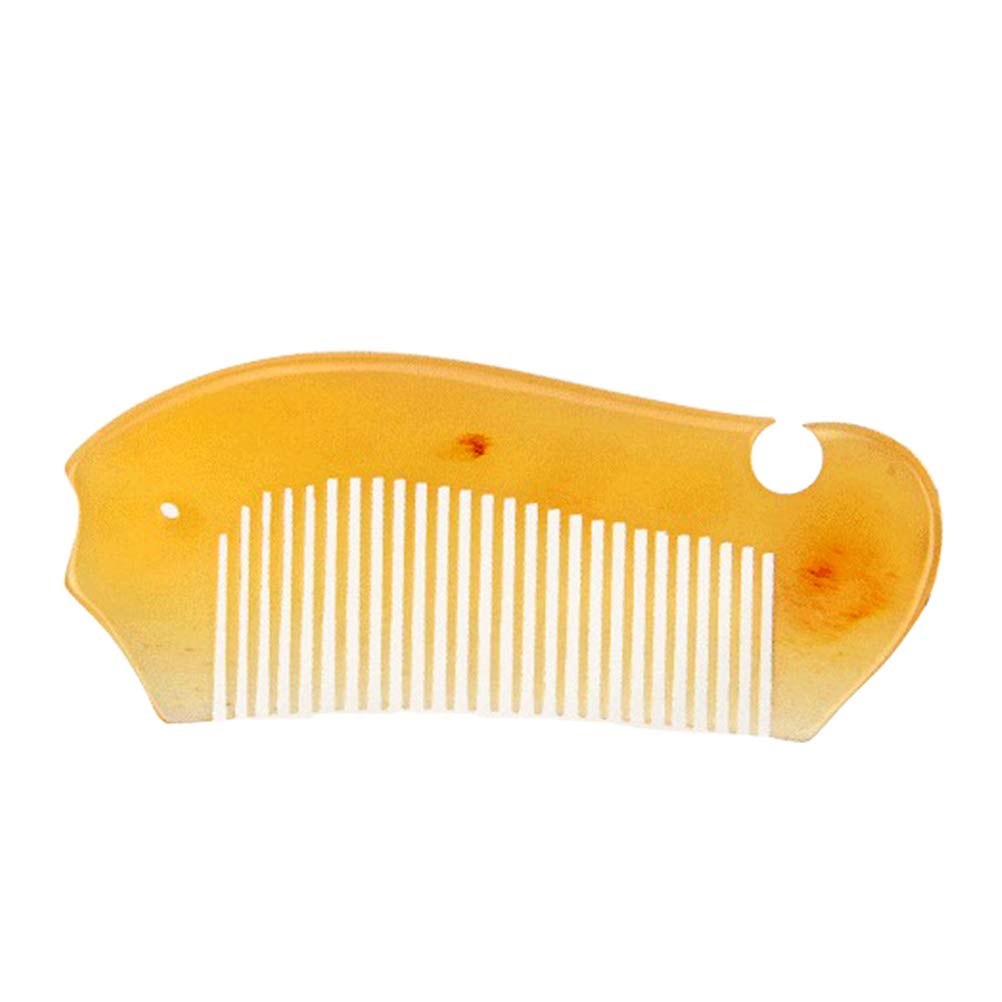 1pc Hair Comb Fish Shape Portable Massage Hair Smoothing Comb Anti