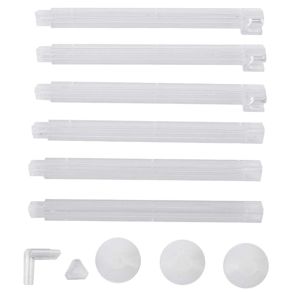 Aquarium Fish Tank Air Curtain Bar Bubble Release Bar Diffuser Plastic Made Transparent Color