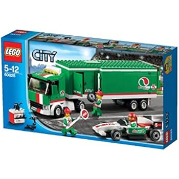 Amazon Com Lego City 60025 Grand Prix Truck Toy Building