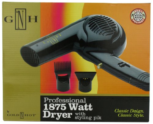Gold 'N Hot Professional 1875-Watt Dryer with Styling Pik