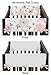 Sweet Jojo Designs 2-Piece Blush Pink, Grey and White Side Crib Rail Guards Baby Teething Cover Protector Wrap for Watercolor Floral Collection