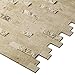 Peel and Stick Classic Linear Brown Travertine Mosaic Tile Kitchen Backsplash Bathroom MTO0217