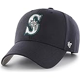 47 Brand MLB Team Color Primary Logo MVP Adjustable Structure Baseball Cap Hat, Adult One Size Fits All