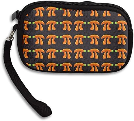 Banana Pumpkin Pi Coin Purse Wallet Wristlet Pouch Coin Wallet Zipper Change Holder