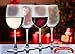 Elegant Plastic Wine Glasses by Savona | Unbreakable Wine Glasses | Ideal for Indoor/Outdoor Use | 100% Tritan Shatterproof Wine Glasses | Set of 4)