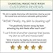 Activated Charcoal Cleanser with Morrocan Argan Oil & Black Pepper, Gentle Face Wash