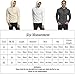 HEQU Men's Casual Funnel Neck Square Pattern Quilted Hoodie Pullover Sweatshirt Grey L
