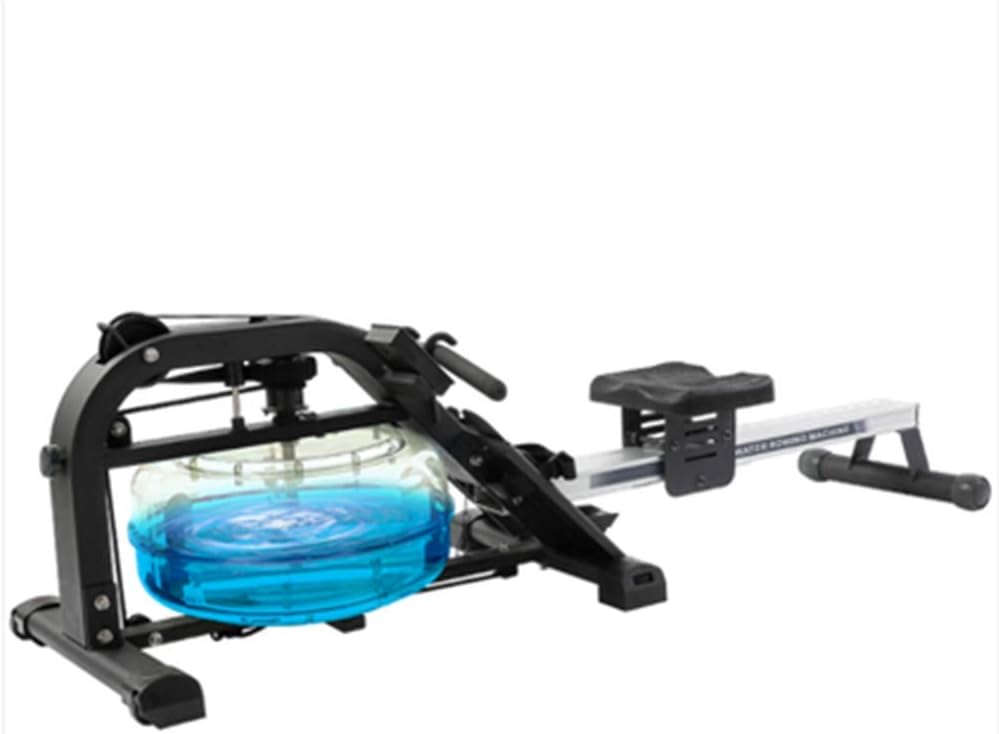 LeeBZ Indoor Rowing Machine Fitness Cardio Workout Water Resistance Rowing Machine Small Noise