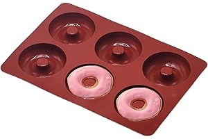 Donut Silicone Mold | Non-Stick Dessert Molds - Cupcake Moulds,for Baking Craft Muffin Cupcake Topper Candy Clay Gum Paste Fo