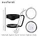 SUCFORST Stainless Steel Tumbler Set (8 Piece) - Double Wall Vacuum Insulated Travel Cup/Mug with Handle,2 Straws,2 Brushes,Tritan Splash Proof Lid & Regular Lid - 30 oz