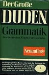 Der Grosse Duden - Grammatik. Band 4.