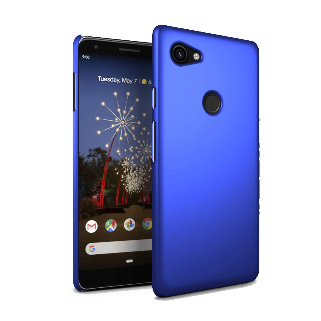 GAPlus Google Pixel 3A XL Case - Pixel 3A XL 6.0" Ultra Slim Thin Armour Hard Case - Matte Rubberized Cover For Google Pixel 3A XL (Blue)