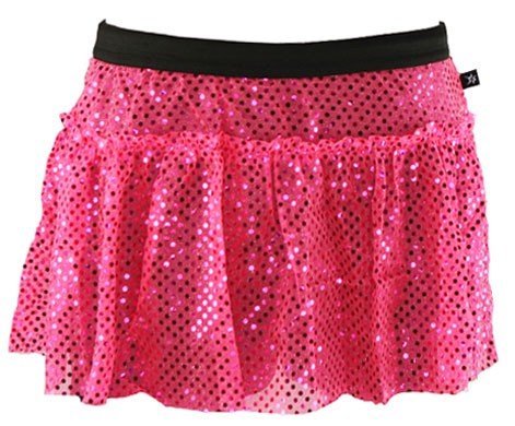 Pink Sparkle Running Skirt L